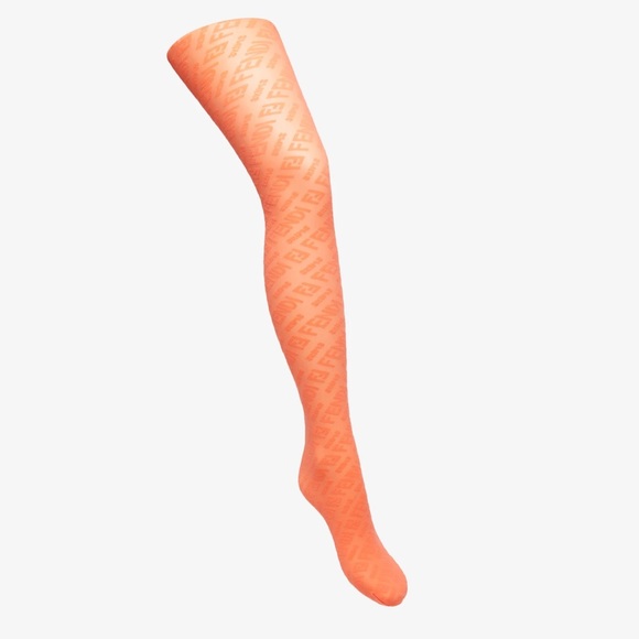 Fendi Skims Tights Georgia Orange - Picture 2 of 3